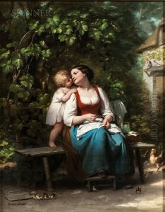 Mother's Darling by Fritz Zuber-Buehler