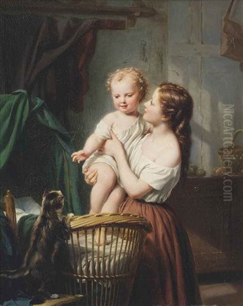 Admiring The Baby - view 1