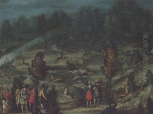Eine Hofjagd by Jakob Zueberlin