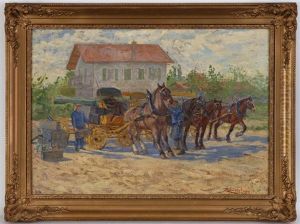 Le Livreur De Limonade, Attelage by Lorand (Roland) Zubriczky
