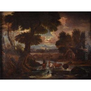 Madonna Col Bambino, San Giovannino E Angeli by Francesco Zuccarelli