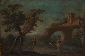 Four Pastoral Scenes by Francesco Zuccarelli