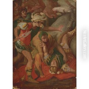 The Conversion Of Paul by Taddeo Zuccaro