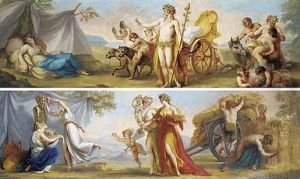 The Triumph Of Bacchus And Ariadne, With Cherubs In Attendance, In A Coastal Landscape