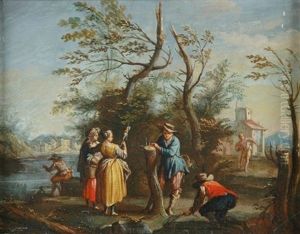 The Month Of June (+ The Month Of September; 2 Works) by Giuseppe Carlo Zucchi