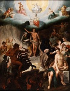 Allegorie Des Gottlichen Gerichts by Jacopo Zucchi