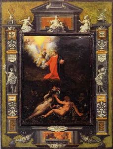 Orazione Nell'orto E Allegoria Del Peccato Originale by Jacopo Zucchi