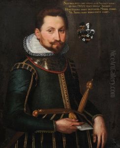 Portrait Eines Edelmannes by Francesco Zucco