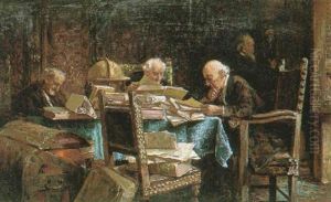 Bibliophiles by Luigi Zuccoli