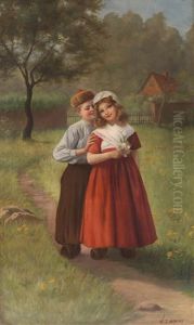 Barn Pyntet I Tradisjonelle Drakter by Walter Zuchors