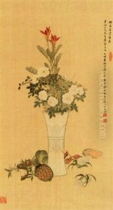 Flowers And Fruits by Rong Zuchun