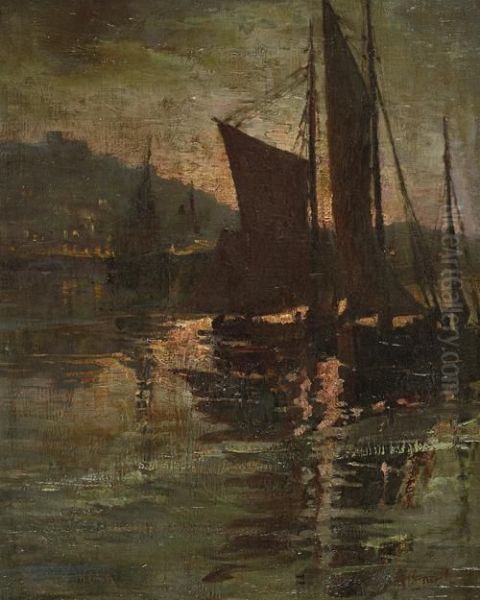 Harbour By Moonlight - view 1