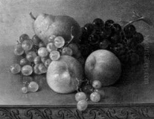 Still Life With Grapes, Pears And Peaches
