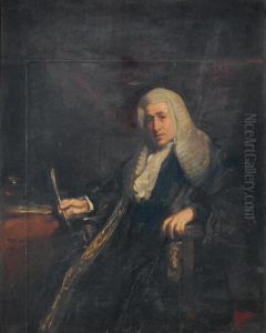 Portrait Of The Right Honourable Lord Justice Vaughan Williams by Robert Brough