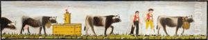 Sennenstreifen (fragment) (strip With Senns (fragment)) by Johannes Zuelle