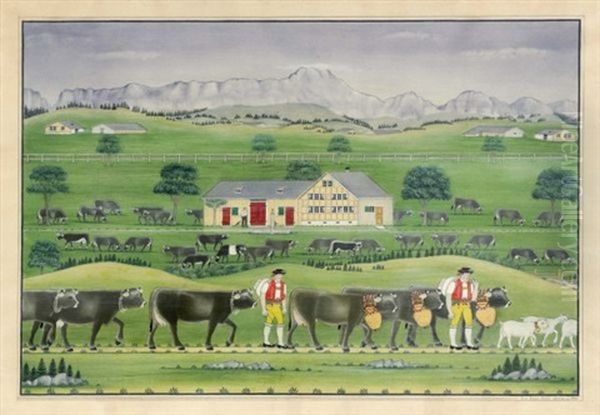 Alpfahrt (cattle Lift) - view 1