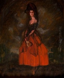 Boceto Para El Retrato De La Duquesa De Alba by Ignacio Zuloaga Y Zabaleta