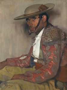 The Picador El Coriano by Ignacio Zuloaga Y Zabaleta