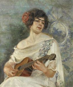 Flamenca by Ignacio Zuloaga Y Zabaleta