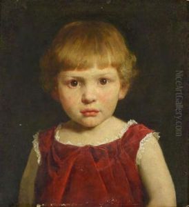 Portrat Robert Riemerschmids Im Dritten Lebens Jahr (neffe Von Richard Riemerschmid, Spaterer Mitbegrunder Des Bayerischen Rundfunks)