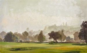 Luzerner Landschaft - Studie by Robert Zuend