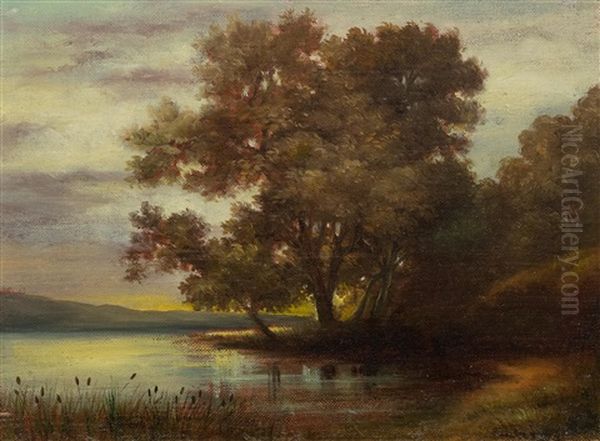 Study Of A Lakeshore - view 1