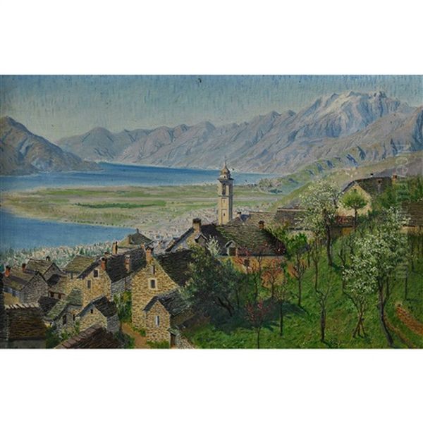 Brione Sopra Minusio Mit Blick Auf Locarno Und Ascona - view 1