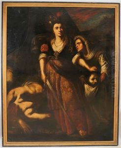 Judith With The Head Of Holofernes by Francisco De Zurbaran
