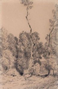 paysage by Eugene Brouillard