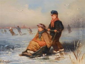 Eisvergnugen by Frederik Willem Zurcher