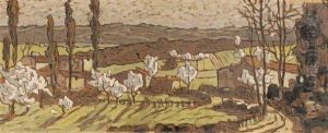 Paysage Du Beaujolais by Eugene Brouillard