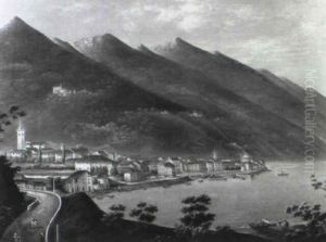 Vue De Port by Frederik Willem Zurcher