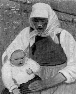 Mutter Und Kind by Bertha Zuericher