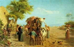 Contadini Al Mercato by Abraham Andre Zwahlen