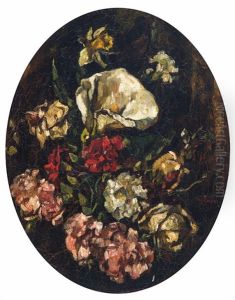 Boeket Met Aronskelk, Narcis En Roosjes