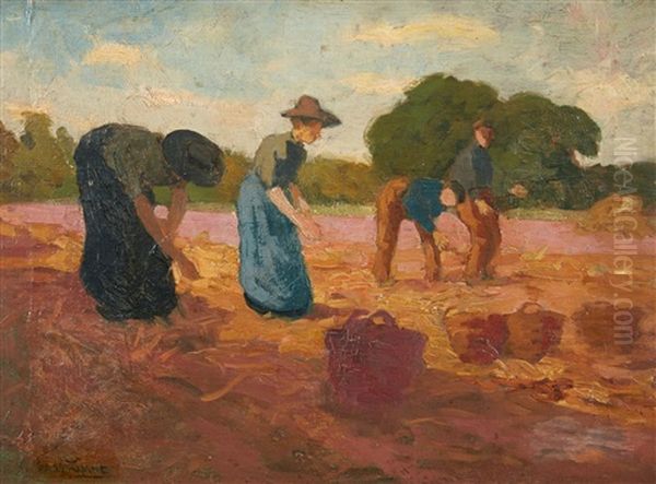 Peasants Working The Land - view 1