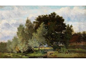 Landschaft Mit Bauernkate by Willem de Zwart