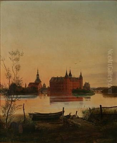 Summer Evening At Frederiksborg Castle - view 1