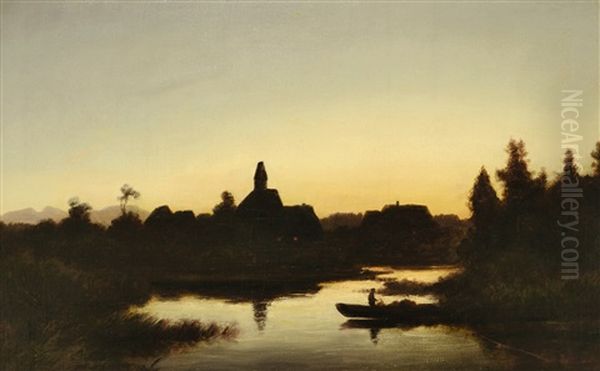 Abendstimmung Am Fluss - view 1