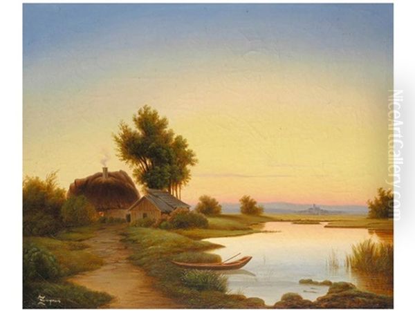 Abendstimmung Am Gewasser - view 1