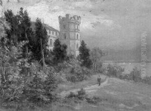 Schlos Berg Am Starnberger See by Anton Georg Zwengauer the Younger