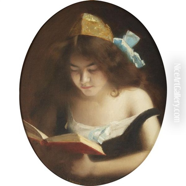 Girl Reading - view 1