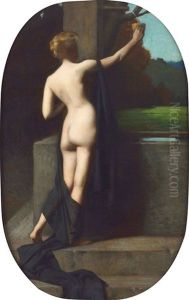 Nu A La Source by Marie Augustin Zwiller