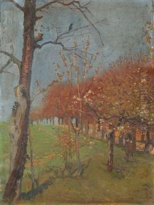 Proschwitzer Hohe Bei Meisen by Oskar Zwintscher