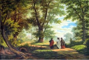 On the Road to Emmaus by Robert Zund