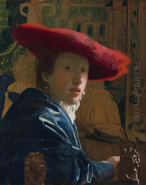 Girl with a Red Hat - view 1