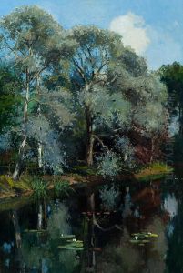 Water Lilies In A Forest Glen