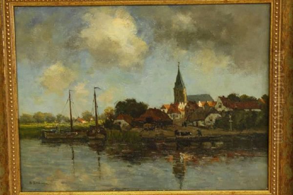 Dorp Aan Een Rivier - view 1