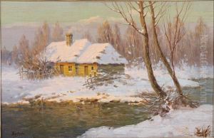 Winter Morning by Jakov Ivanovic Brovar