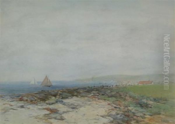 Sailing Boats In A Bay - view 1